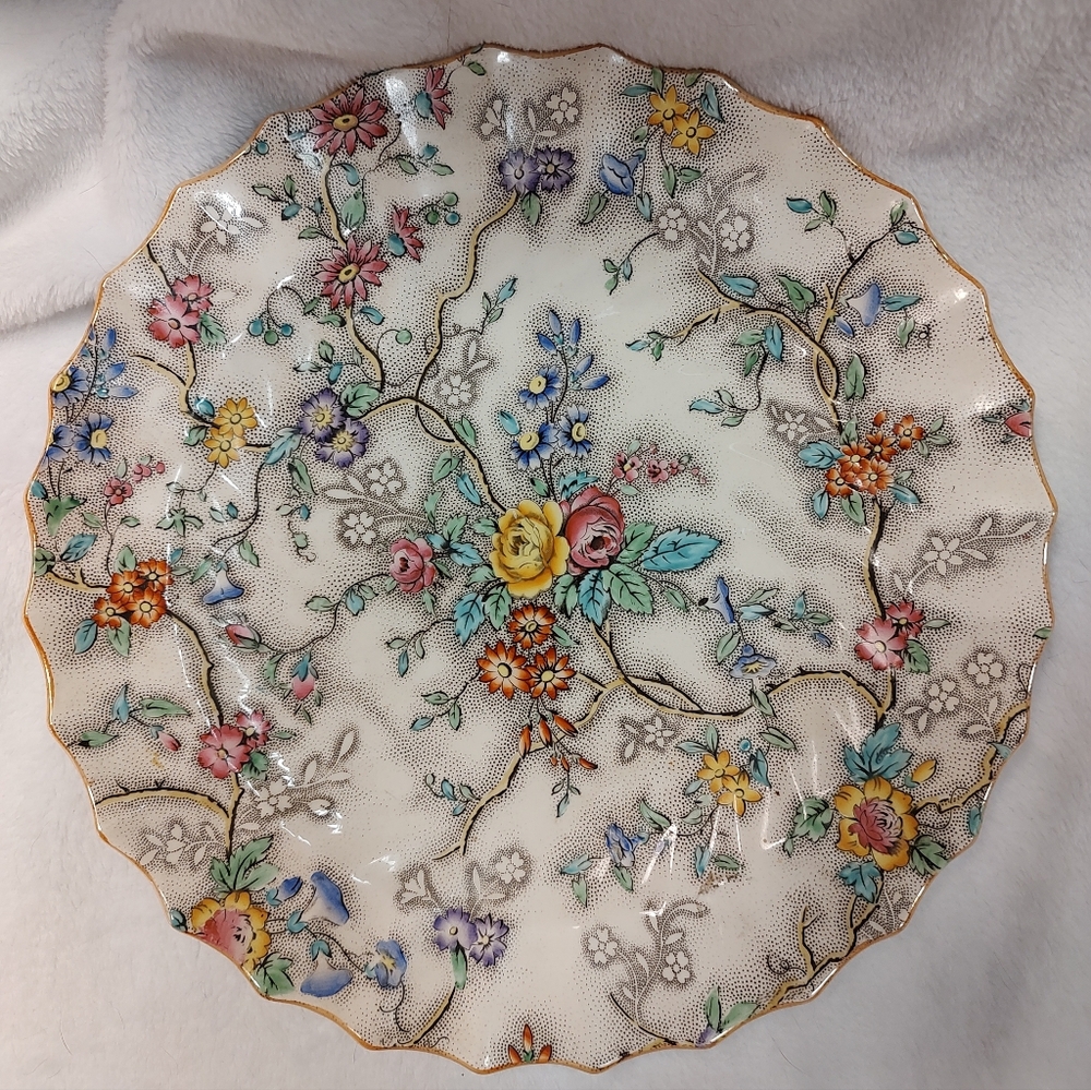 Copeland Spode England Patricia Dinner Plates, New, Never Used.